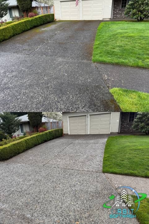 Driveway Pressure Washing
